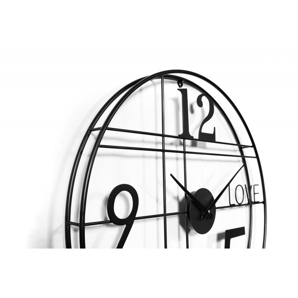 Orologio moderno con scritta Love Time