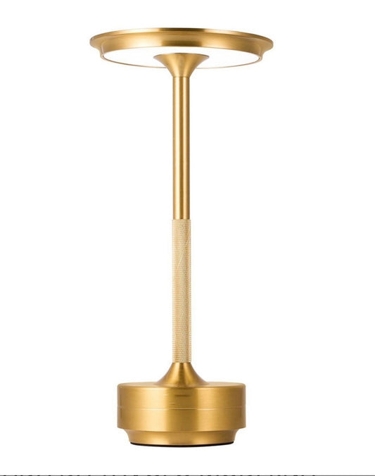 Un tocco d’oro sulla tua tavola – lampada LED ricaricabile dimmerabile